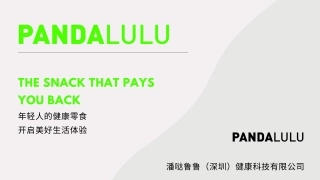PANDALULU BP商业计划书