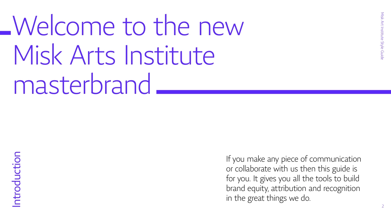 沙特阿拉伯Misk Art Institute米斯克艺术学院VI手册_第2页