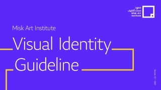 沙特阿拉伯Misk Art Institute米斯克艺术学院VI手册