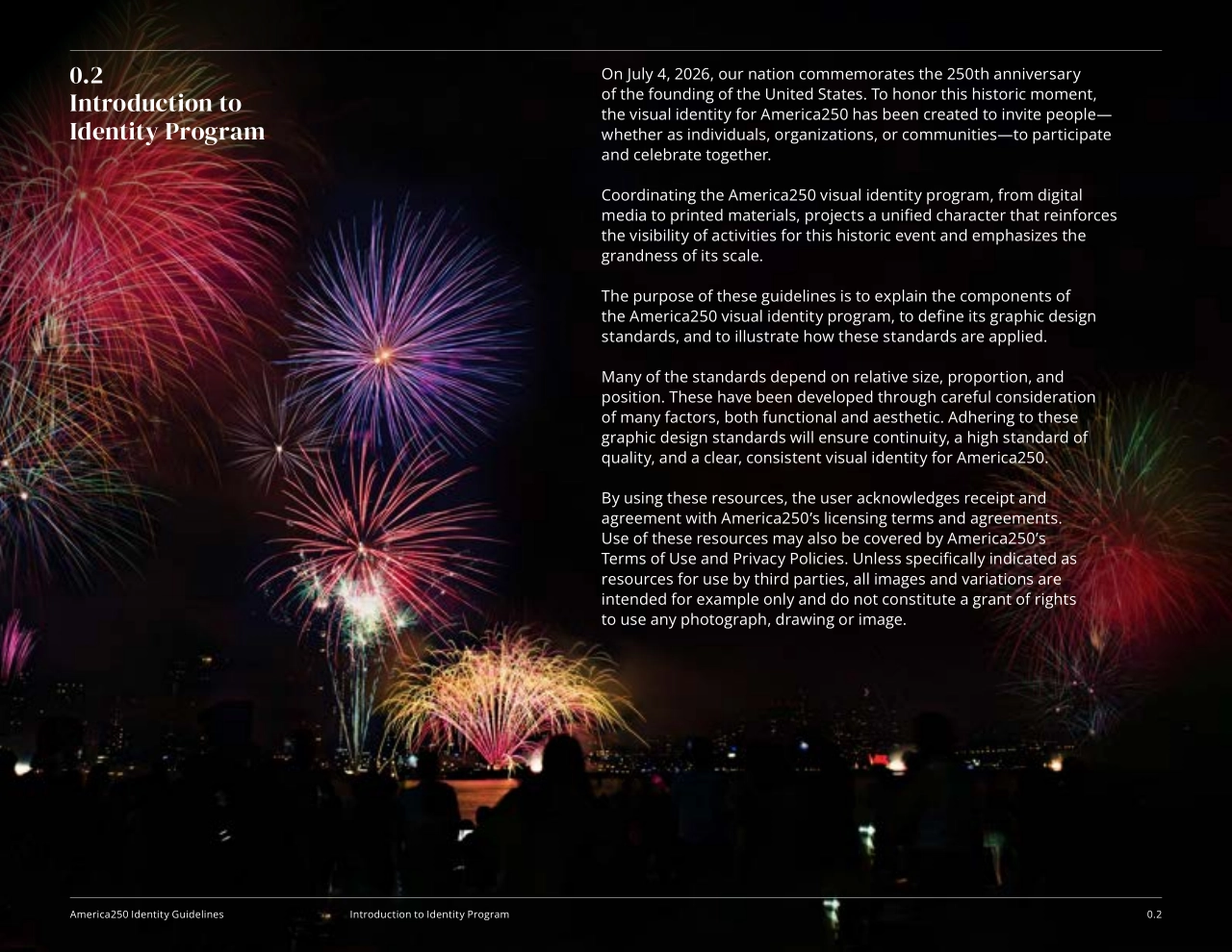 美国United States Semiquincentennial独立250周年纪念活动VI手册_第3页