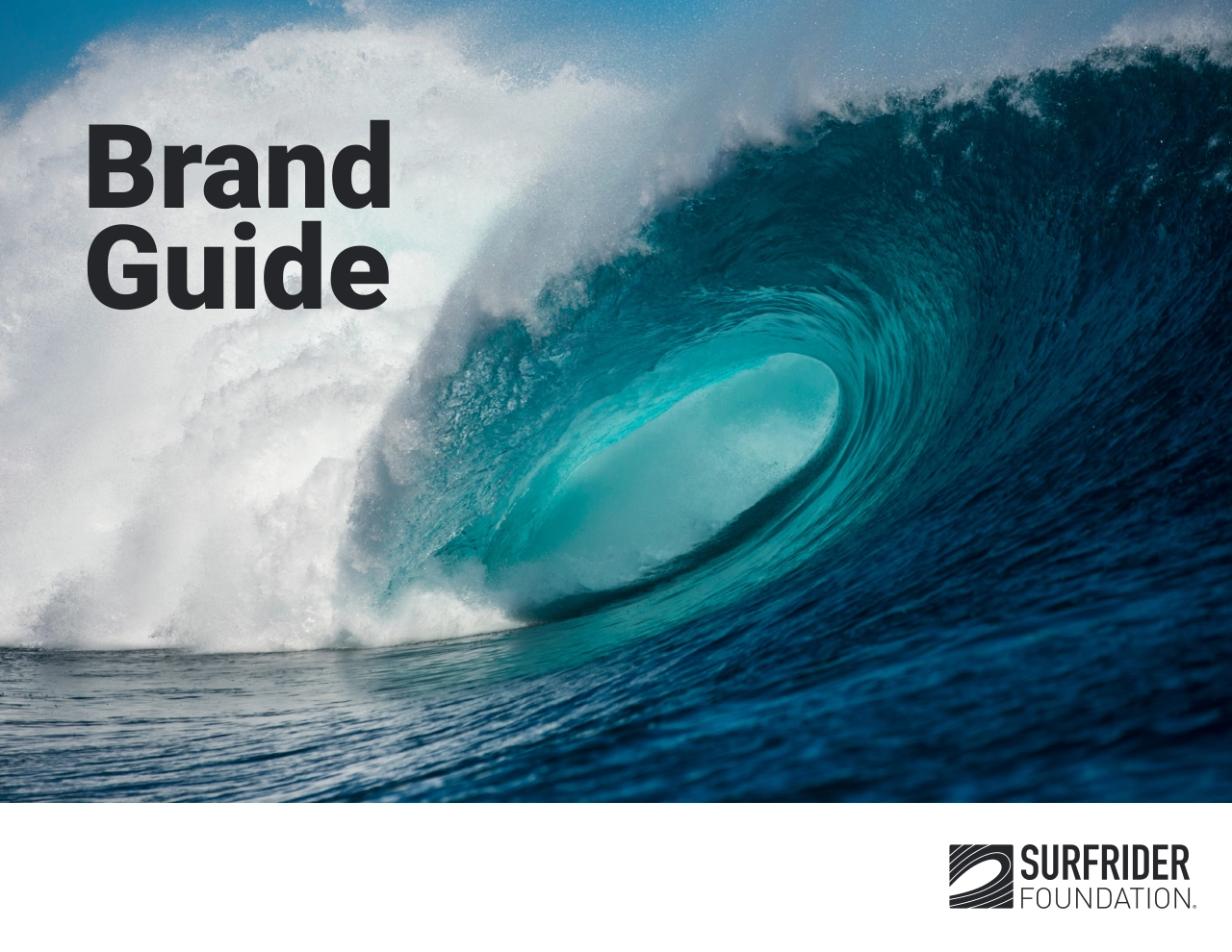 美国Surfrider Foundation海洋保护公益组织视觉规范手册_第1页