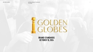 美国Golden Globes第82届金球奖logo规范