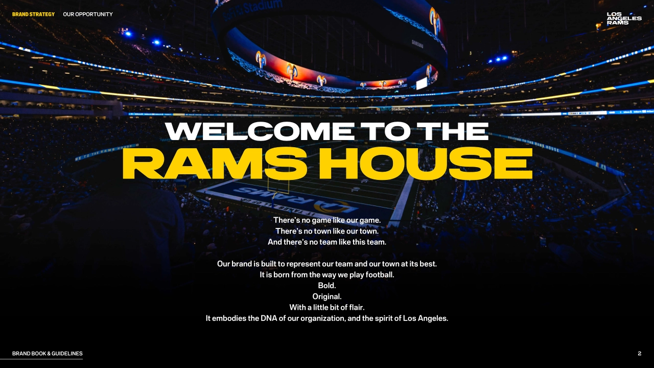 美国Los Angeles Rams运动品牌VI手册_第2页