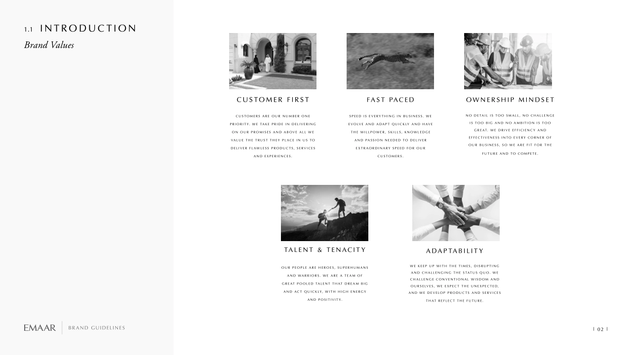 迪拜EMAAR PROPERTIES伊玛尔地产VI手册_第2页