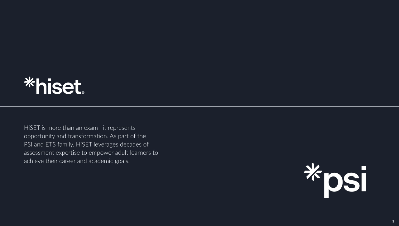 美国HiSET高中同等学历考试视觉规范_第3页