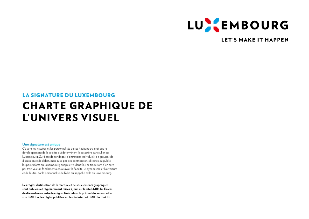 卢森堡Luxembourg城市品牌VI手册_第1页