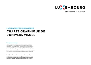 卢森堡Luxembourg城市品牌VI手册