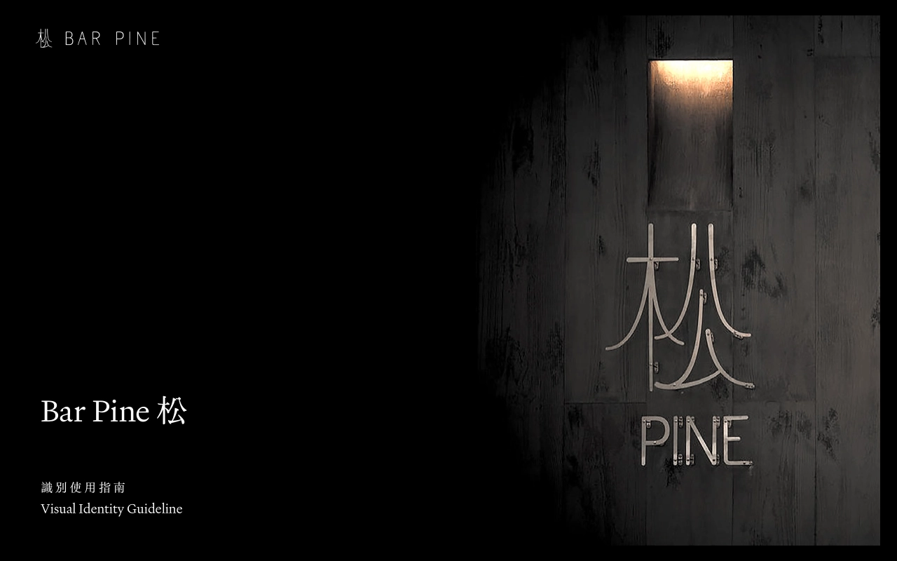 中国台湾BAR PINE松酒吧VI手册_第1页