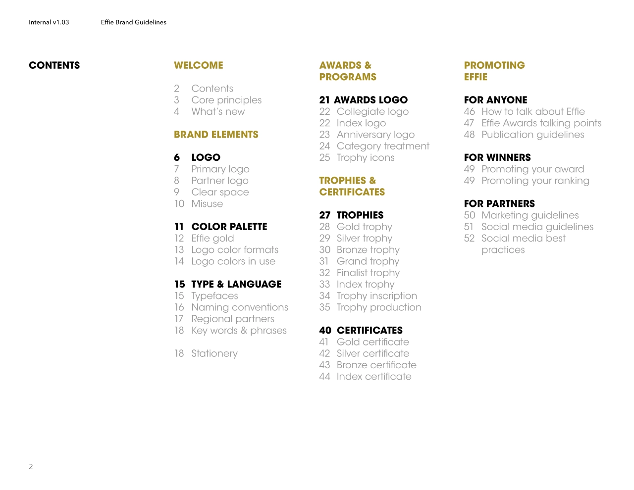美国EFFIE艾菲奖（全球营销传播威奖项之一）视觉规范_第3页