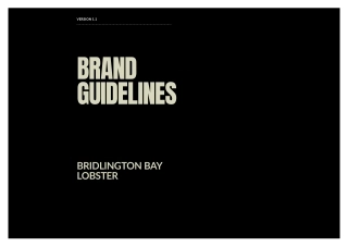 英国BRIDLINGTON BAY LOBSTER布里德灵顿湾龙虾品牌VI手册
