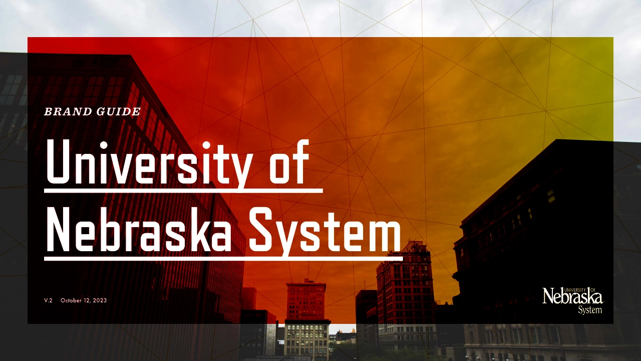 美国University Of Nebraska System内布拉斯加大学系统VI手册_第1页