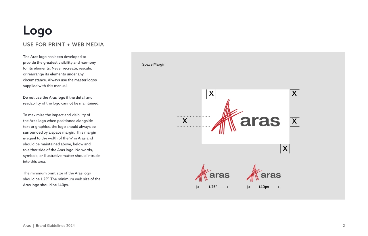 美国Aras软件服务商logo视觉规范_第2页