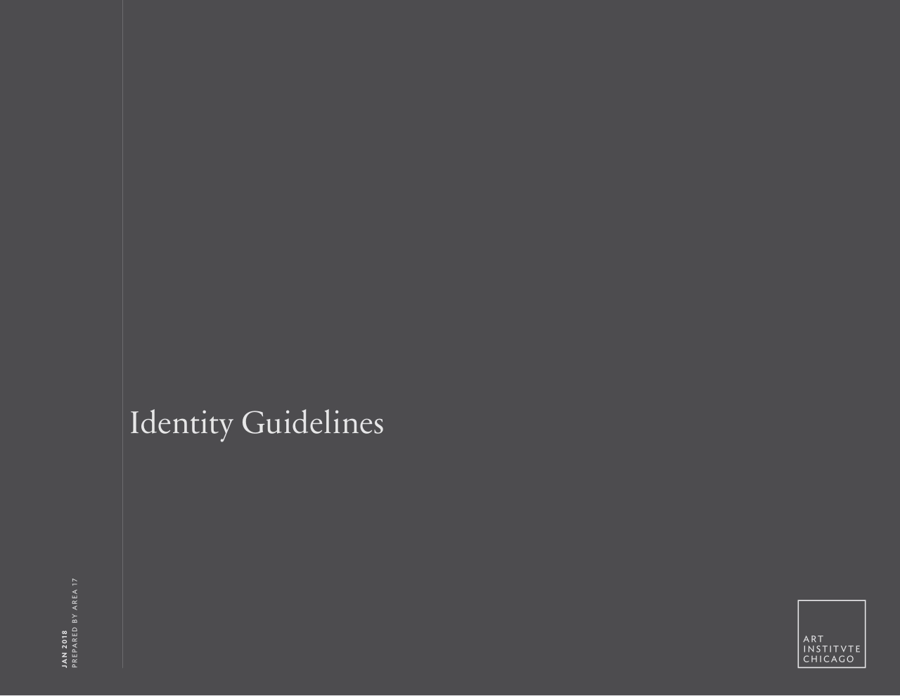 美国art institute chicago芝加哥艺术学院VI手册_第1页