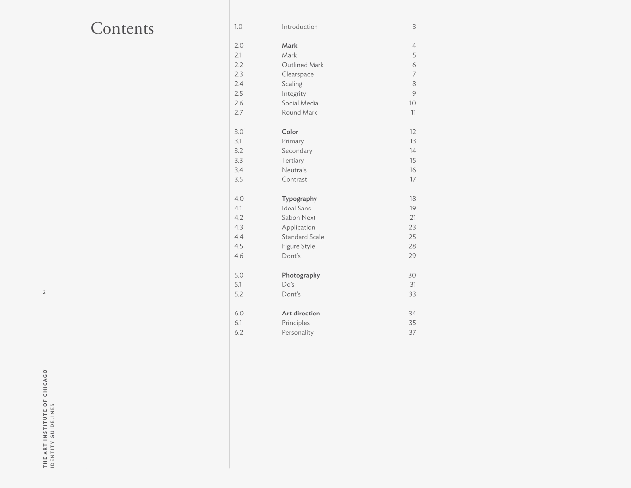 美国art institute chicago芝加哥艺术学院VI手册_第2页
