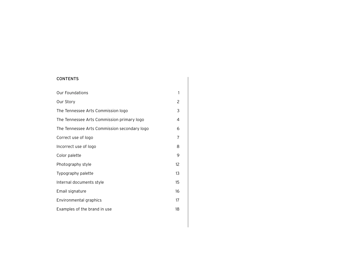 美国TENNESSEE ARTS COMMISSION田纳西州艺术委员会VI手册_第2页