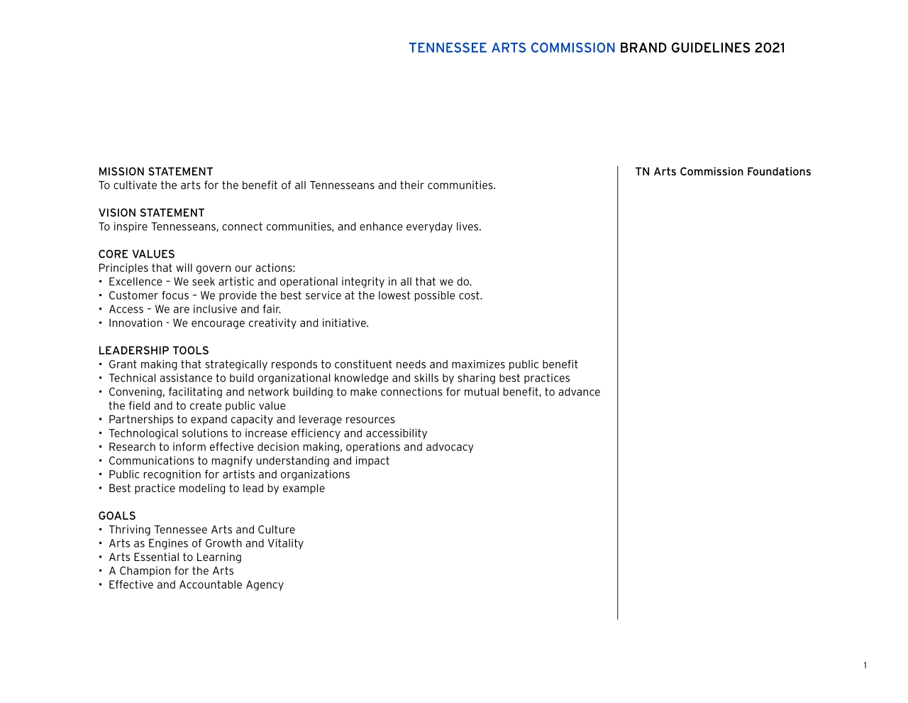 美国TENNESSEE ARTS COMMISSION田纳西州艺术委员会VI手册_第3页