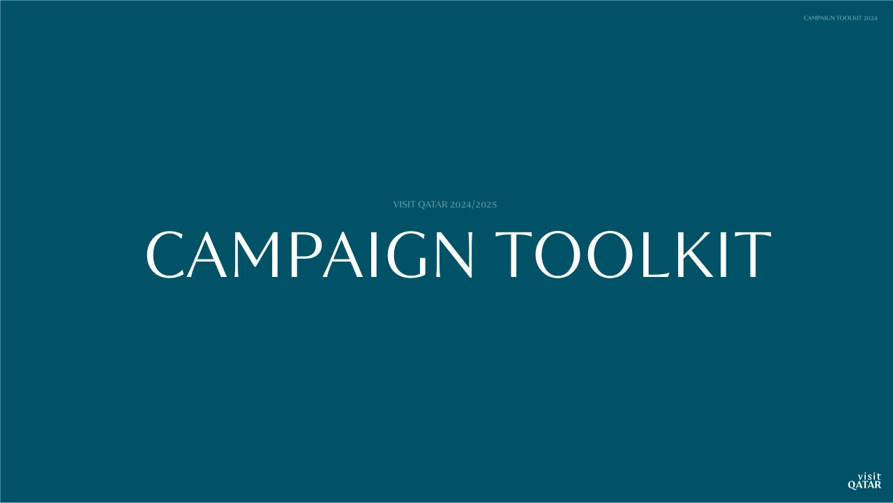 卡塔尔VISIT QATAR旅游局VI手册_第1页